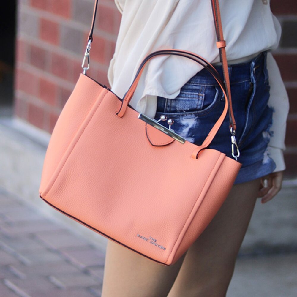 NWT - Marc Jacobs The Kiss Lock tote bag - Orange🍊